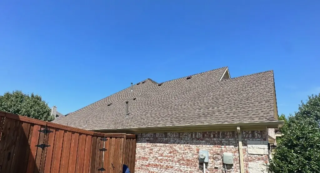 Completed roof replacement project in Adams